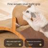 2 in 1. Katzenkratzball Holz-Kratzbaum für Katzen. Natürliche Sisal Kratzmatte Kratzsäule, Verschleißfester Pfoten Holzschaber