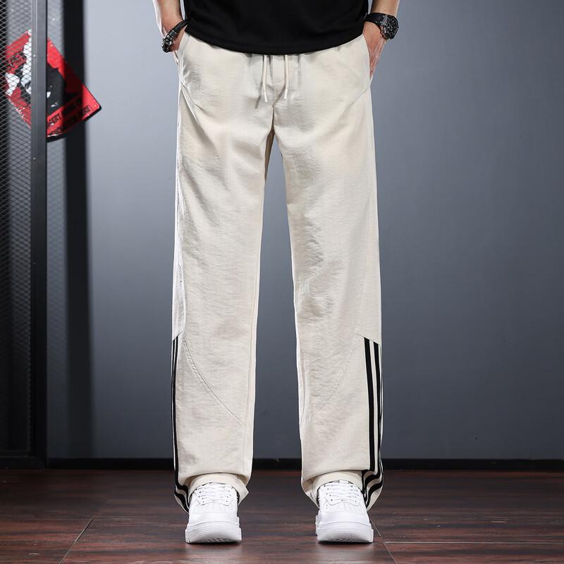 Men s Loose Straight-Leg Quick-Dry Casual Pants 2XL