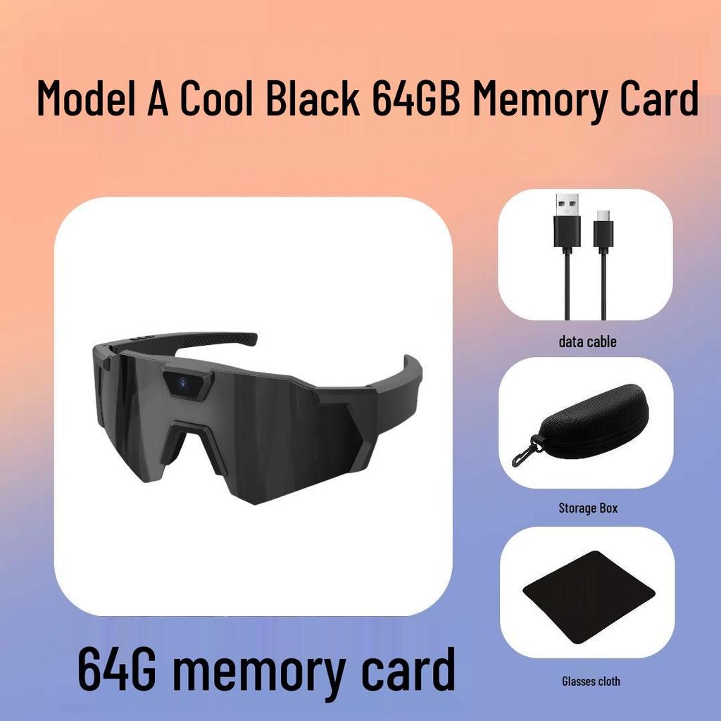 Cycling Smart Glasses with Built-In Camera for Outdoor Photo and Video Recording