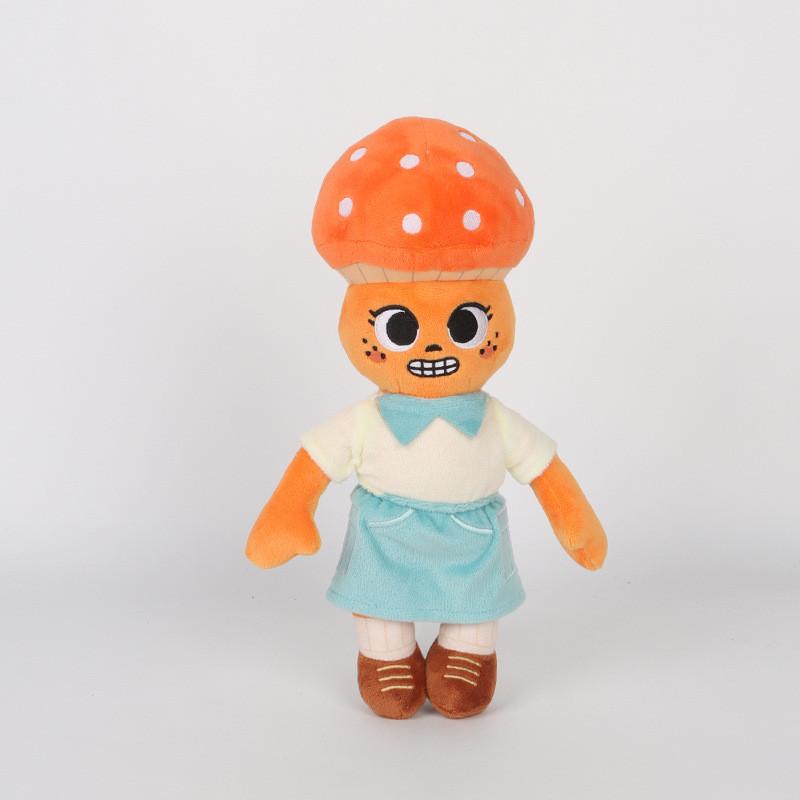 Plush Toys Peak Mushroom Chef Figurine Short Material Home Decor Children Play