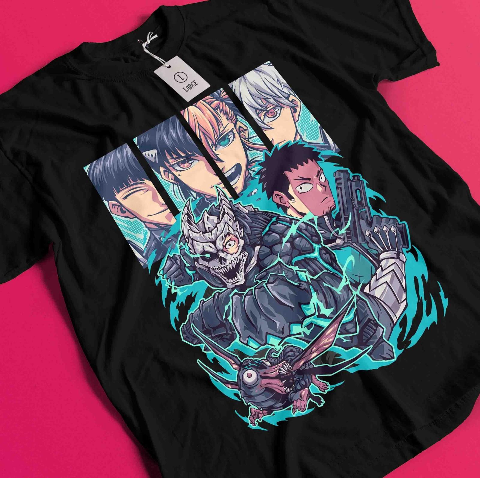 Kaiju No 8 Tshirt Kafka Hibino Shirt Mina Ashiro T-Shirt Gen Narumi Tee Soshiro BB1483 2XL