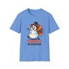 Unisex Softstyle T-Shirt Snowman Turkey Pilgrim Funny Thanksgiving Christmas