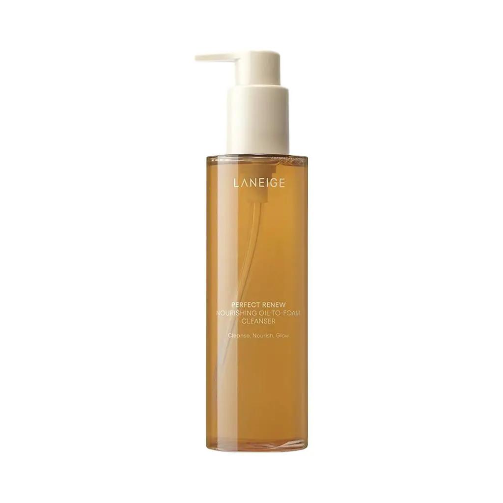 LANEIGE Perfect Renew Nourishing Oil to Foam Cleanser Gentle Makeup Removing Facial Cleanser 200ml