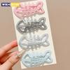 4pc Fashion High Quality Candy Color Fishbone BB Hairpin Hair Side Clips for Girls Women Korean Hair Accessories