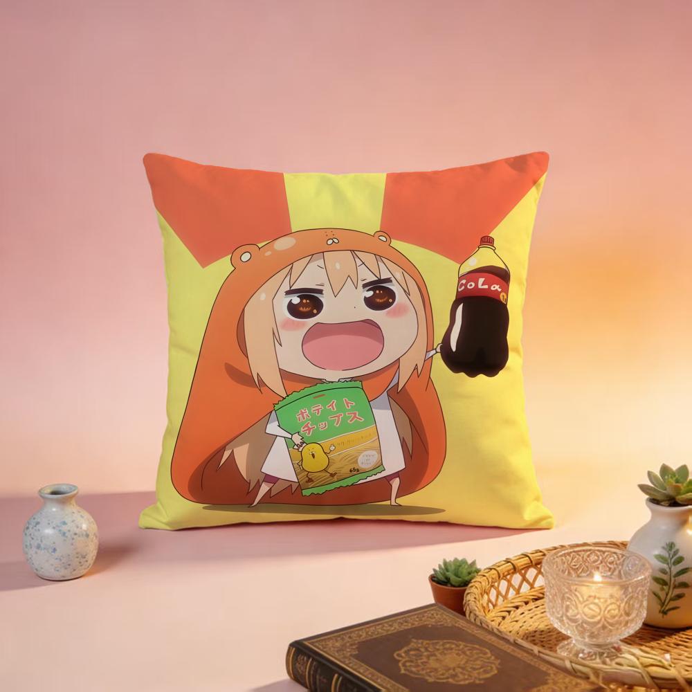 Fashion HHimouto Umaruchaning Cushion Cover Premium SkinFriendly Pillow Case MultiPurpose for Home Office Travel