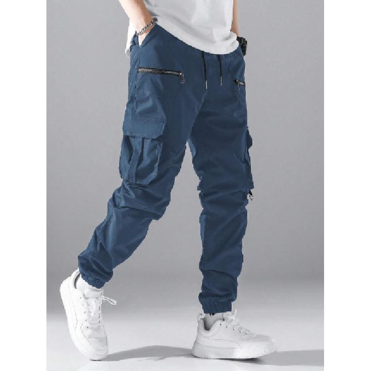 

2026 New Men s Fashion Trendy Work Pants Outdoor Trousers Casual Jogger Pants XXXL темно-синього кольору