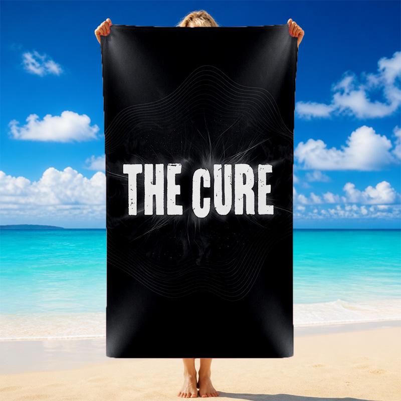 The Cure Druck Mikrofaser Strandtuch Sand?Leichtes, widerstandsfähiges Handtuch für Schwimmen, Outdoor und Reisen