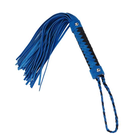 Faux Leather Flogger Whip Handmade Whip with Wooden Handle Adult Roleplay Whip Cosplay