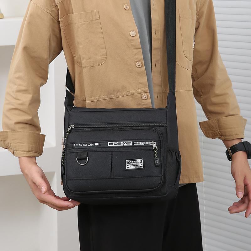 Pánská taška přes jedno rameno Módní sběratelská úložná taška Tašky přes rameno Obchodní volnočasová úložná dámská crossbody taška Pánská taška přes rameno