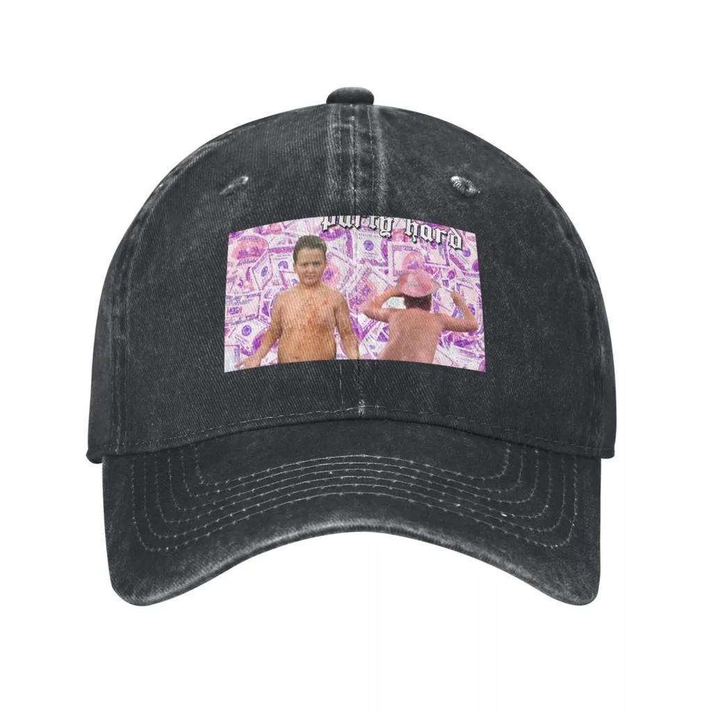 Gibby Party Hard Gibby MemeCap Baseball Cap Golf Wear beach hat Cosplay sun hat Women Unisexs