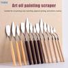 [TL][TL]7Pcs Stainless Steel Oil Painting Knives Artist Crafts Spatula Palette Knife Mixing Knife Scraper Art Tools