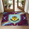 Burnley Football Design Crystal Velvet Rug Soft Decorative Mat for Bedroom Entrance