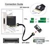 Cablecc Single External Slimline 8X To PCIE RAID VROC Raid0 Hyper Adapter 74-Pin SFF-8654 4.0 Card,