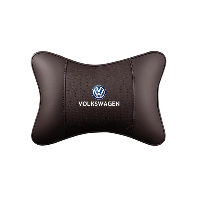Car Seat Headrest Neck Pillow Head Support For VW Tiguan Arteon Taigo Caddy Sharan Beetle CC Amarok Transporter Caravelle Crafte