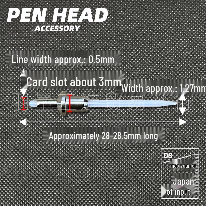Japonský tenký liner, 0,5 mm jehlový hrot, DIY samonasávací prázdná tuba