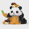 Stavebnice Huahua Chinese Panda - Kompatibilní s Legem, sestavou malých puzzle, dekorativními hračkami