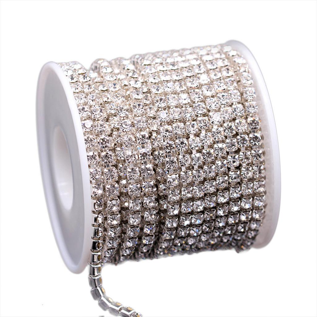 Rhinestones Trim Sew on Trim for Sewing Crafts DIY Decoration Jewelry Wedding