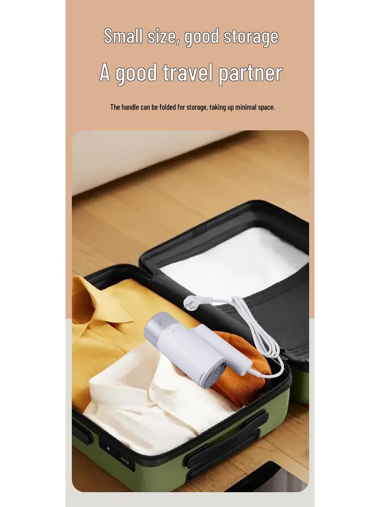 Compact Travel Handheld Garment Steamer and Mini Iron