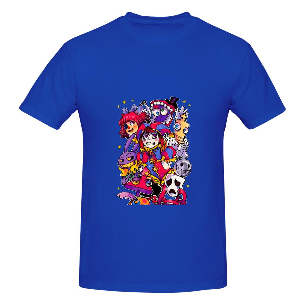 1 Piece Colorful Funny Graphic 100 Cotton Tshirt The Amazing Cartoon Digital Circus Tees Tops For Unisex