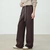 Women's High-Waisted Drawstring Wide-Leg Pants - Casual Loose Fit, Spring 2026