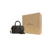 Coach Rowan 18 Classico Stampa Monogramma Chiusura a Zip Tela Rivestita Borsa a Spalla Crossbody Tote Piccola Borse da Donna Marrone CW329-IMXAQ