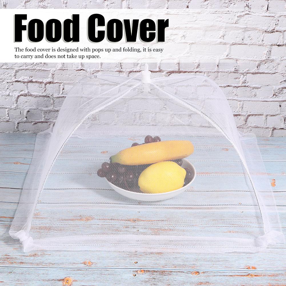 2pcs Foldable Table Food Cover Umbrella Anti Fly Mosquito for Picnics Grill Party