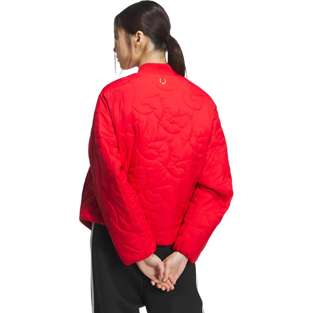 Adidas FW25 Leichte Wattierte Jacke Warme Sportliche Reißverschluss Langarm Baumwollmantel Damenjacken KS0630