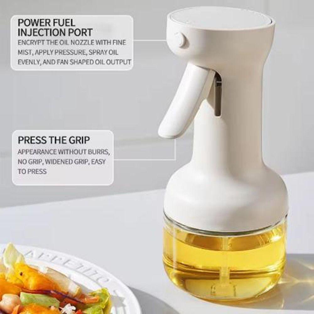 Press Oil Spray 280/450ml Cooking Spray Bottle Refillable Atomized Oil Spray  Air Fryer