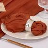60PCS Cheesecloth Napkins Gauze Napkins Wedding Decor Baby Shower Dinner Bridal Shower Birthday Party Arches Cake Table Decor