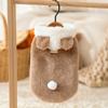 Autumn Winter Dog Fleece Coat Windproof Plush Dogs Coat Cute Pet Clothes  Puppy