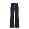 FivePlus Women's Vintage Wide Leg Straight Denim Jeans