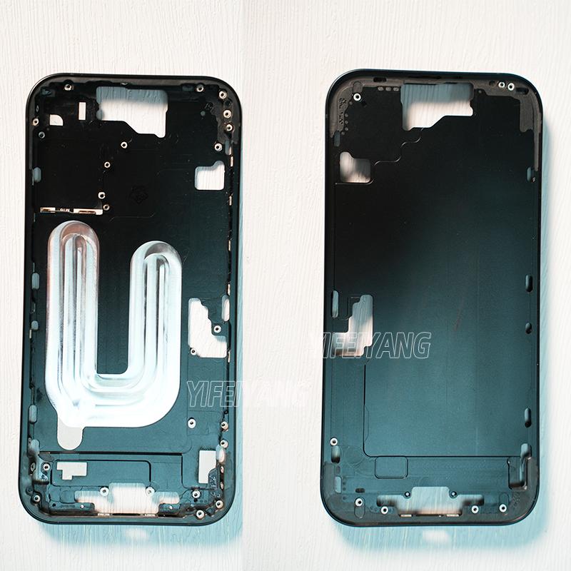 Zadní kryt Pro iphone 16-16plus-16Pro Max Zadní kryt baterie Zadní dvířka Střední rám šasi + Zásobník na SIM kartu Boční klávesy