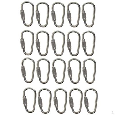 20 Mini Carabiner Steel Screw High Quality Clips