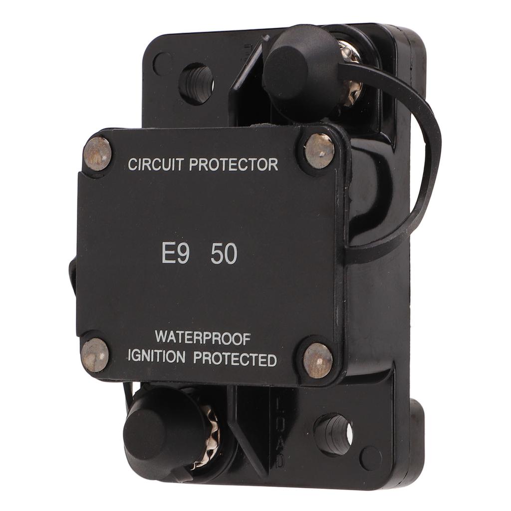 32V 50A Schutzschalter Automatische Rücksetzfunktion 1/4in Bolzen IP67 Wasserdicht Staubdicht für LKW Bus