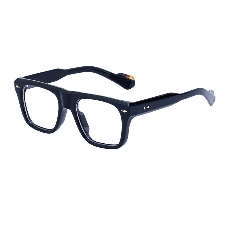 Retro Square Frame Glasses Frame Men Can Match Myopia Glasses Optical Frame Men'S Frame Glasses