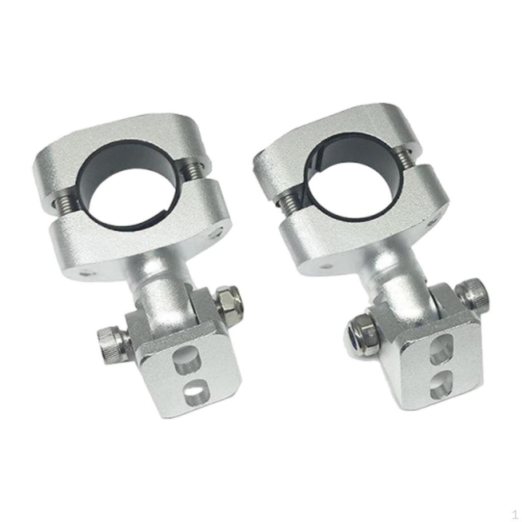 2 Pieces Mount Swivel Bracket Fits 22-25mm Bar Lightweight Accessory Vibration Repair Parts Direct