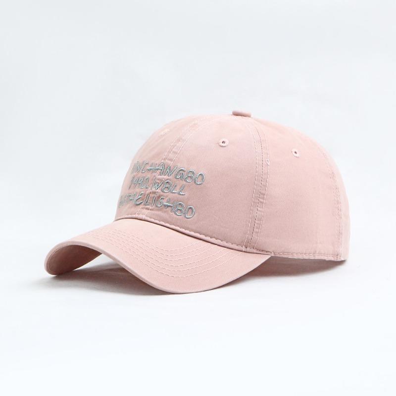 Retro Embroidered Baseball Hat for Men and Women Simple and Versatile Face Cap