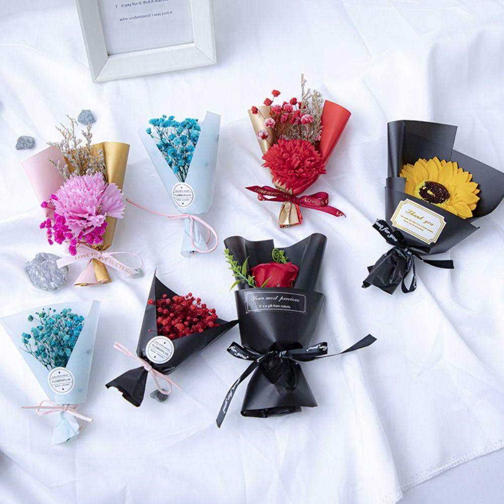 Mother's Day Gifts Soap Flower Photography Props Simulated Soap Bouquet  Teachers' Day