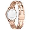 CITIZEN Eco-Drive Series 50 Meters Waterproof Cherry Blossom Pattern Solar Quartz Steel Strap 32mm Women's Watch Pink Dial EM0508-98W