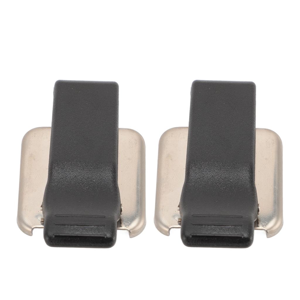 2Pcs 2 Way Radio Belt Clip Portable Sturdy Enhanced Safety Radio Replacement Belt Clip for DP3441