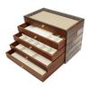 Juwelendoos Grote Capaciteit Multifunctionele Opbergdoos Ring Oorbel Armband Ketting Houder Organizer 5 Lagen