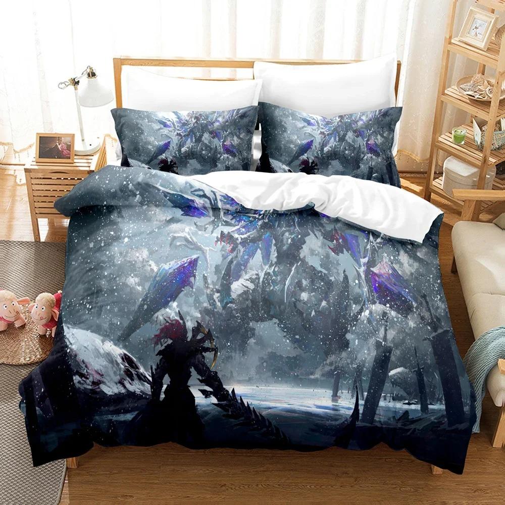 Yu Gi Oh 3D Bedding Set Duvet Cover With Pillowcase Twin Full Queen King Size Soft Comfortable Bed Linen