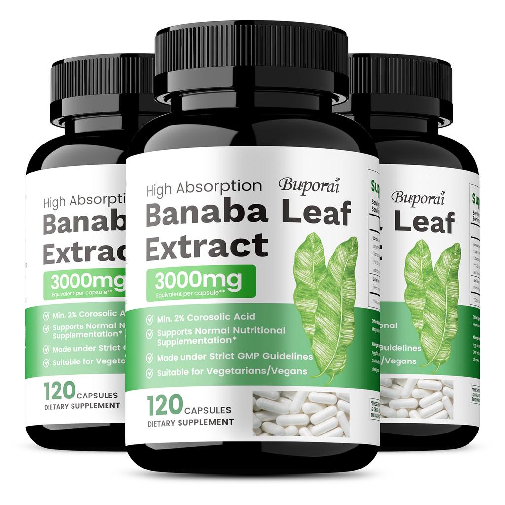 Buporai Barnabas Leaf Dietary Supplement, containing barnabas leaf extract, 3000mg high content, for daily nutritional supplementation