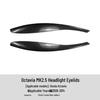 Headlight Eyelid Stickers for 2008-2014 Skoda Octavia MK2.5