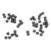 50pcs 8mm Space Beans Set Silica Gel Fishing Line Stopper Collision Avoidance BeansBlack