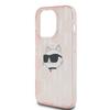 Karl Lagerfeld Klhcp13Lhklpchp Iphone13 Pro / 13 6.1 Różowy/Pink Hardcase Iml Choupette Head & Monogram