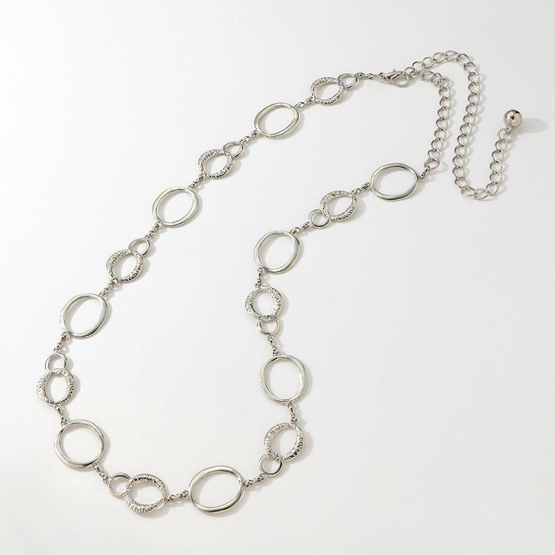 Geometric Women Alloy Waist Chain With Adjustable Lobster Clasp Accessory Summer