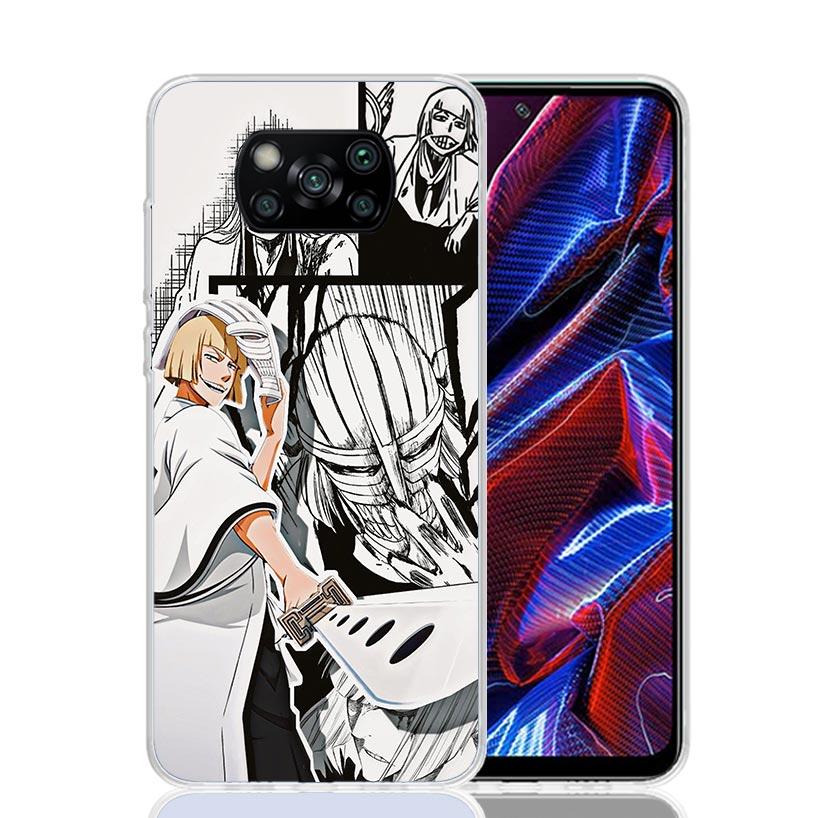 Bleach Shinji Hirako Phone Case For Xiaomi Poco X7 X6 X5 Pro F7 Ultra Redmi 15C 15 13 13C 12 12C 10 10A 10C 9 9A 9C 9T Cover Poc