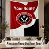 Custom Text Tapestry Sheffield United FC Print Wall Tapestry Indoor Living Room Wall Decor