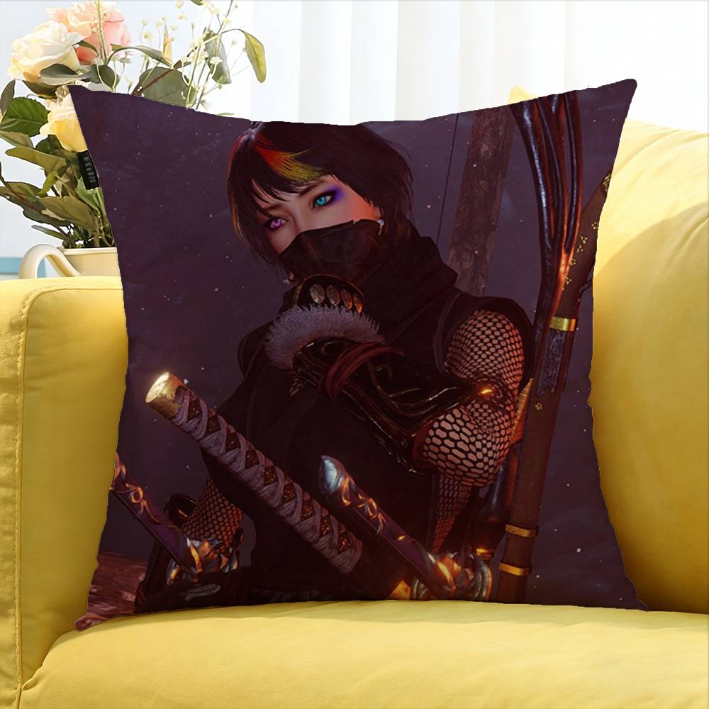 Game N-Io-H Various Sizes Square Pillow Case For Car Home Bedchamber Decor